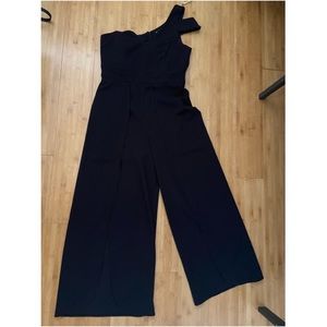 Black One Shoulder Jumpsuit
